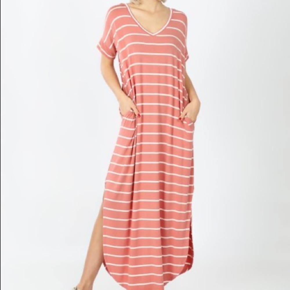 Zenana Round Hem Maxi